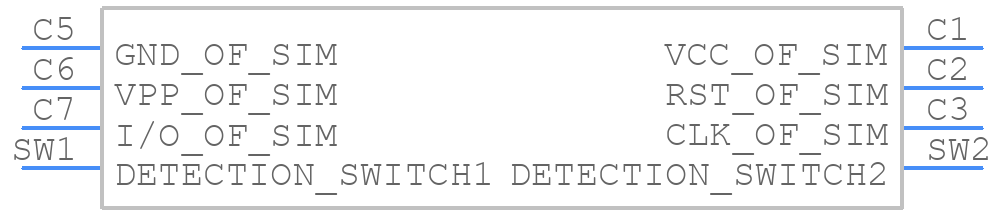 SIM-121 - XUNPU - PCB symbol