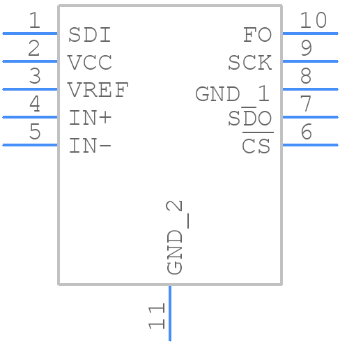 LTC2484IDD#TRPBF - Analog Devices - PCB symbol