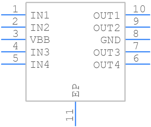 A3909GLYTR-T - Allegro Microsystems - PCB symbol