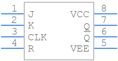 MC100EL35DG - onsemi - PCB symbol