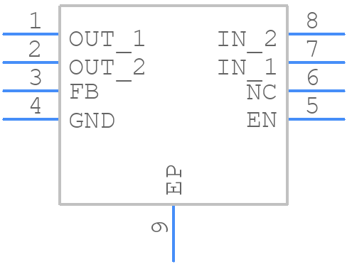MP20051DQ-LF-Z - Monolithic Power Systems (MPS) - PCB symbol
