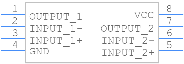 AS358AMTR-E1 - Diodes Incorporated - PCB symbol