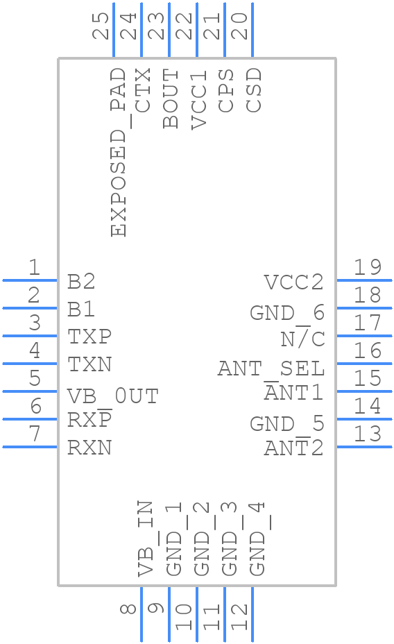 SE2432L-R - Skyworks - PCB symbol