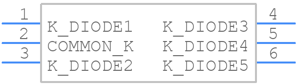 PESD5V0U5BV - Nexperia - PCB symbol