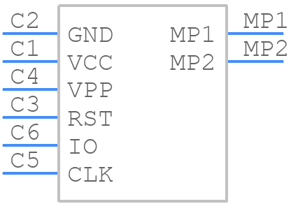 SIM-01A - Korean Hroparts Elec - PCB symbol