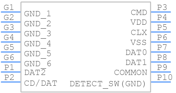 TF-106 - XUNPU - PCB symbol