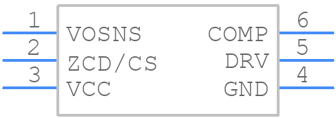 UCC28056CDBVT - Texas Instruments - PCB symbol