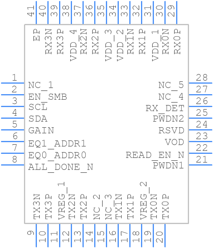 XD160PR410RNQT - Texas Instruments - PCB symbol