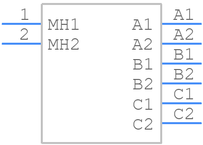 2-353081-2 - TE Connectivity - PCB symbol
