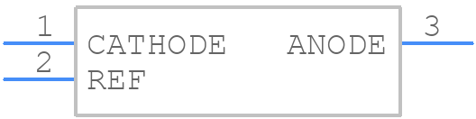 TL431BSA-7 - Diodes Incorporated - PCB symbol