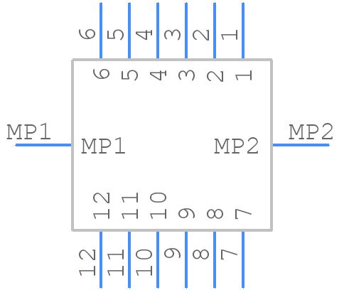 105429-2112 - Molex - PCB symbol