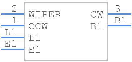 PTL30-19G1-103B2 - Bourns - PCB symbol