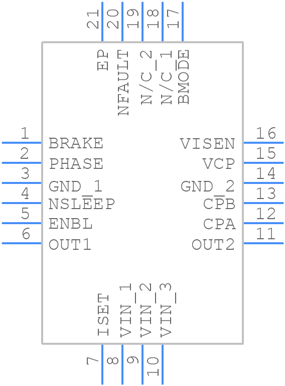 MP6515GL-P - Monolithic Power Systems (MPS) - PCB symbol