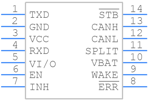 TJA1041T/CM,118 - NXP - PCB symbol
