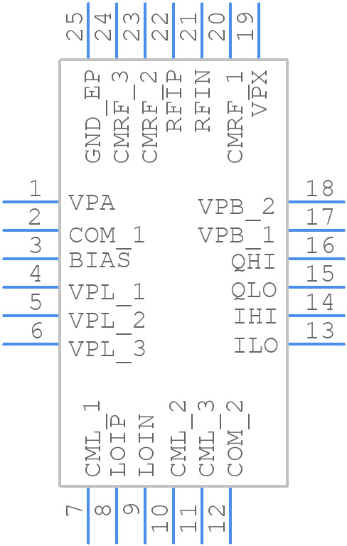 ADL5382 - Analog Devices - PCB symbol