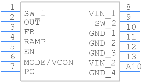 MP2147GD-Z - Monolithic Power Systems (MPS) - PCB symbol