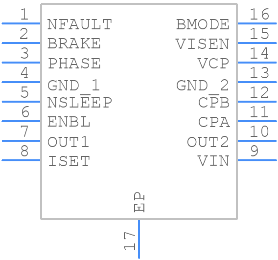 MP6515GF-Z - Monolithic Power Systems (MPS) - PCB symbol