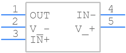 LMP2231BMFX/NOPB - Texas Instruments - PCB symbol