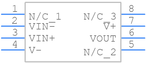 LMP2231AMAE - Texas Instruments - PCB symbol
