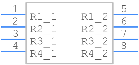 YC164-FR-071ML - Yageo Group - PCB symbol