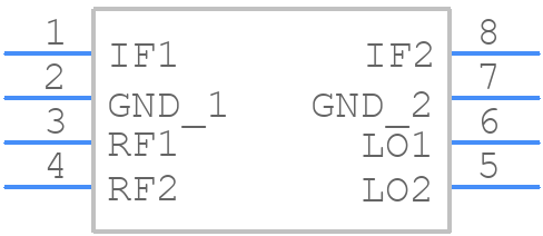 PE4141B-W - Peregrine Semiconductor - PCB symbol