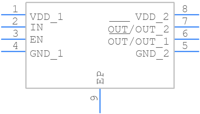 MCP14A1201T-E/MNY - Microchip - PCB symbol