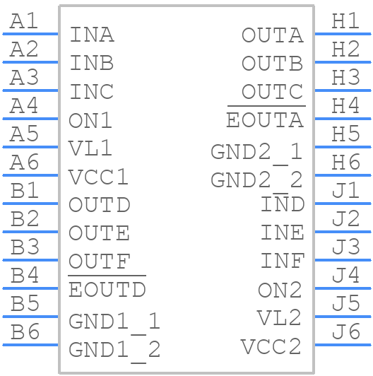 LTM2892CY-S#PBF - Analog Devices - PCB symbol