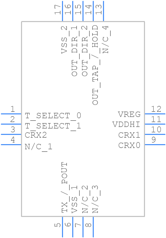 IQS223-00000000-QNR - Azoteq - PCB symbol