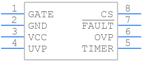 MAX8585EUA+ - Analog Devices - PCB symbol