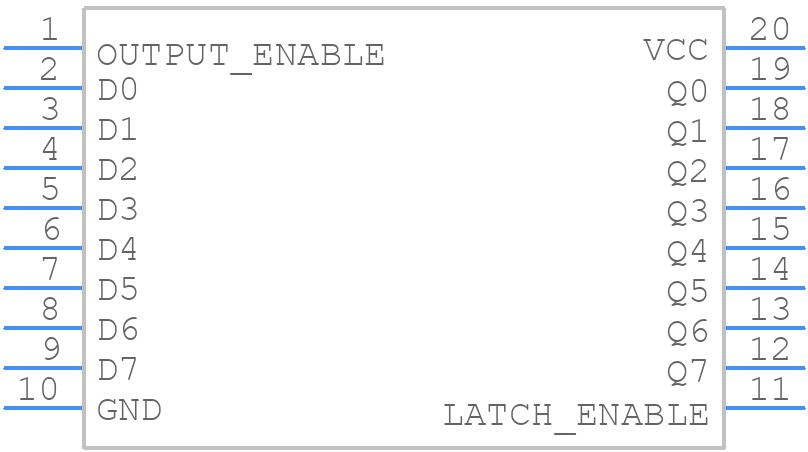 MC74HCT573ADTR2G - onsemi - PCB symbol