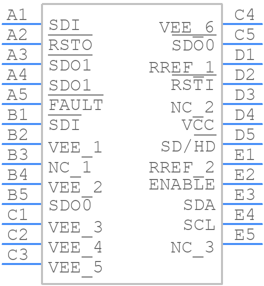 LMH0307GRE/NOPB - Texas Instruments - PCB symbol