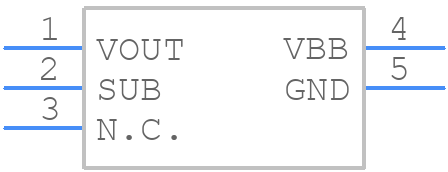 BU4820FVE - ROHM Semiconductor - PCB symbol