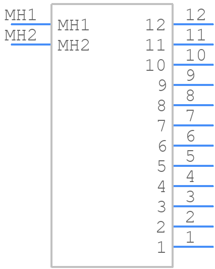 3-1445097-2 - TE Connectivity - PCB symbol