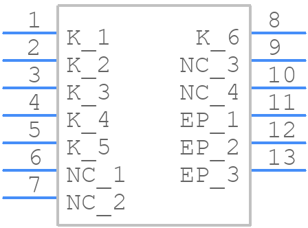 SP3384NUTG - LITTELFUSE - PCB symbol