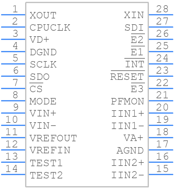 CS5464-ISZ - Cirrus Logic - PCB symbol