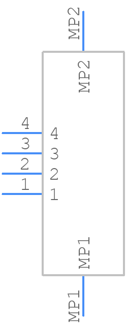 78171-0004 - Molex - PCB symbol