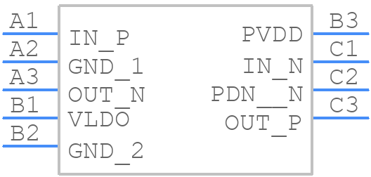 DA7202-00UH2 - Renesas Electronics - PCB symbol