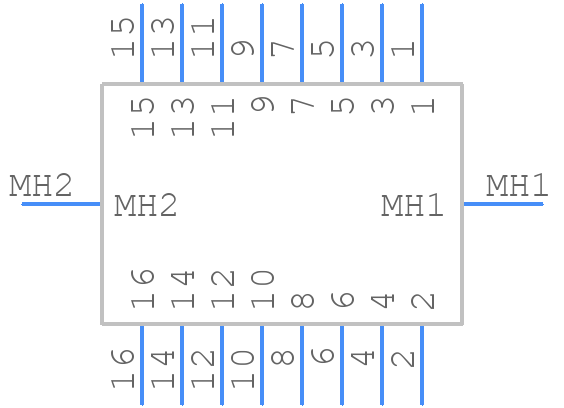 09185167904 - HARTING - PCB symbol