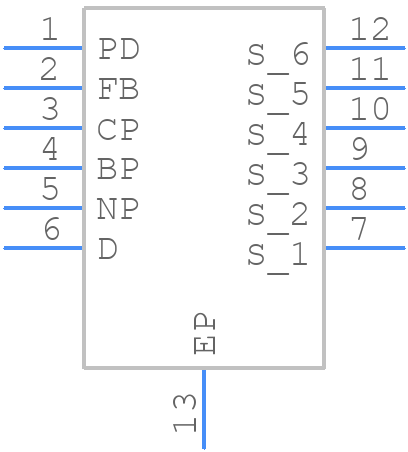 LNK6769K-TL - Power Integrations - PCB symbol