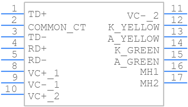 SI-52008-F - BelFuse - PCB symbol