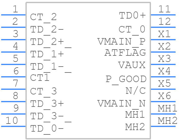85791-0020 - Molex - PCB symbol