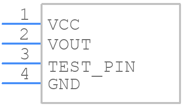 ATS617LSGTN-T - Allegro Microsystems - PCB symbol