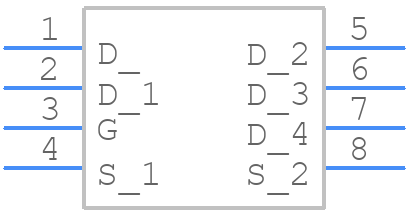 SIA431DJ-T1-GE3 - Vishay - PCB symbol
