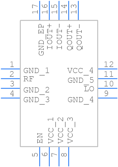 LT5575 - Analog Devices - PCB symbol