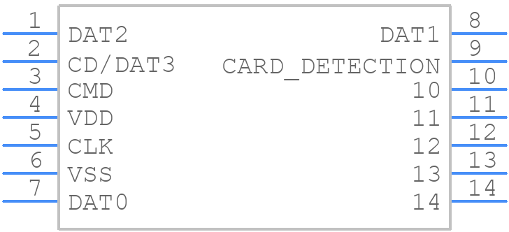 DM3AT-SF-PEJM5(42) - Hirose - PCB symbol