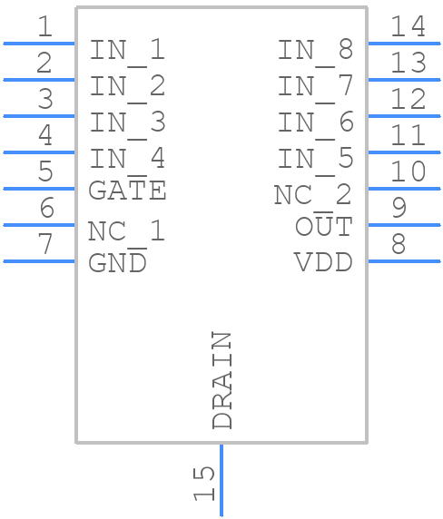LTC4358IDE#PBF - Analog Devices - PCB symbol