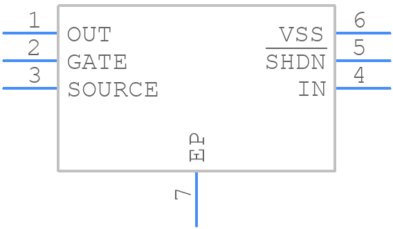 LTC4359HDCB#TRPBF - Analog Devices - PCB symbol