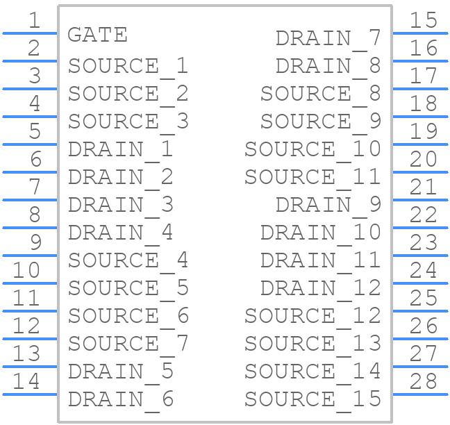 EPC2053 - Efficient Power Conversion - PCB symbol