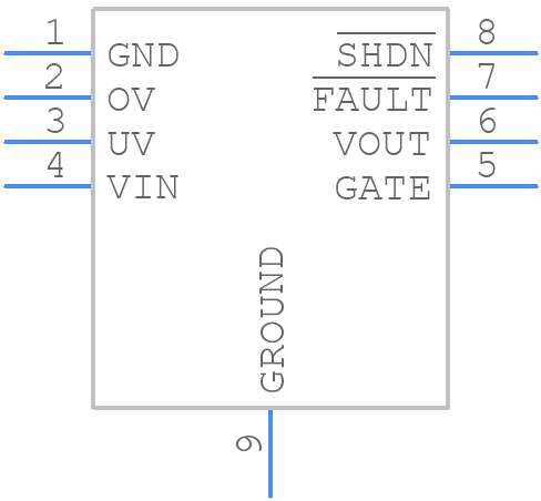LTC4365IDDB-1#TRMPBF - Analog Devices - PCB symbol