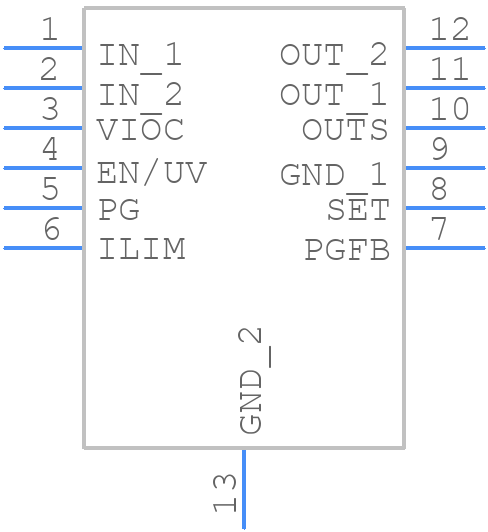 LT3045IMSE-1#TRPBF - Analog Devices - PCB symbol